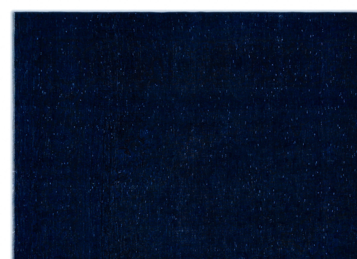Blue Over Dyed Vintage XLarge Rug 8&#39;0&#39;&#39; x 11&#39;1&#39;&#39; ft 245 x 338 cm