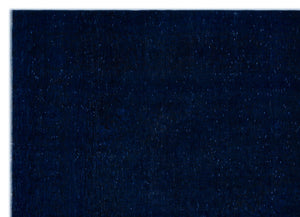 Blue Over Dyed Vintage XLarge Rug 8'0'' x 11'1'' ft 245 x 338 cm
