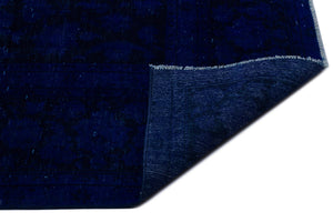 Blue Over Dyed Vintage XLarge Rug 9'0'' x 12'3'' ft 275 x 374 cm
