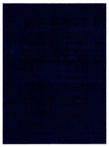 Blue Over Dyed Vintage XLarge Rug 9'0'' x 12'3'' ft 275 x 374 cm