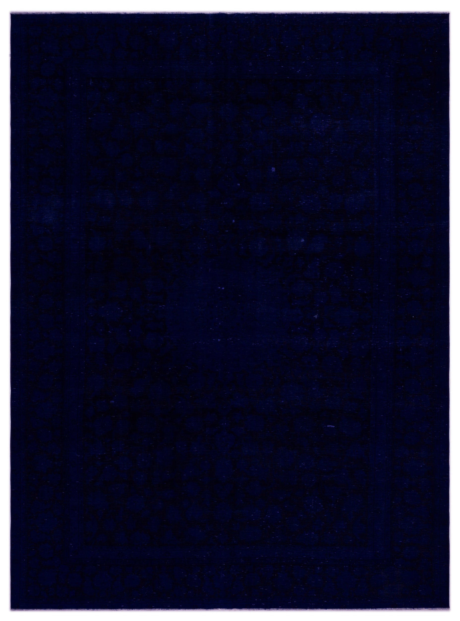 Blue Over Dyed Vintage XLarge Rug 9'0'' x 12'3'' ft 275 x 374 cm