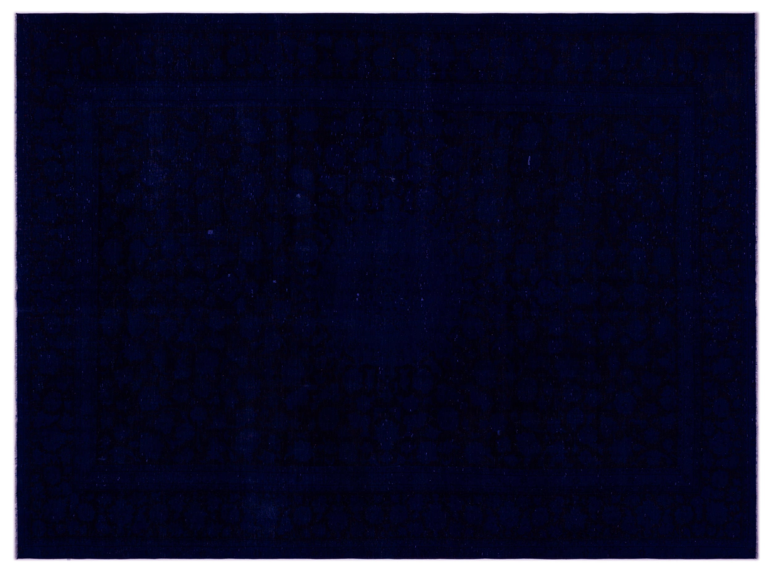 Blue Over Dyed Vintage XLarge Rug 9'0'' x 12'3'' ft 275 x 374 cm