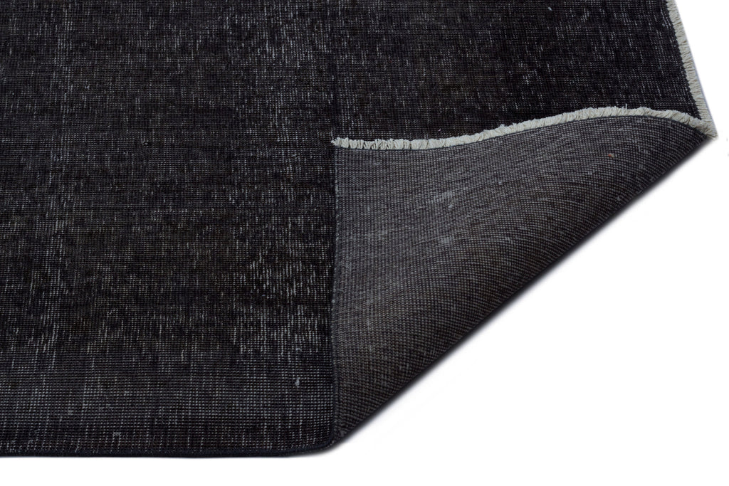 Black Over Dyed Vintage XLarge Rug 9'11'' x 12'6'' ft 303 x 382 cm