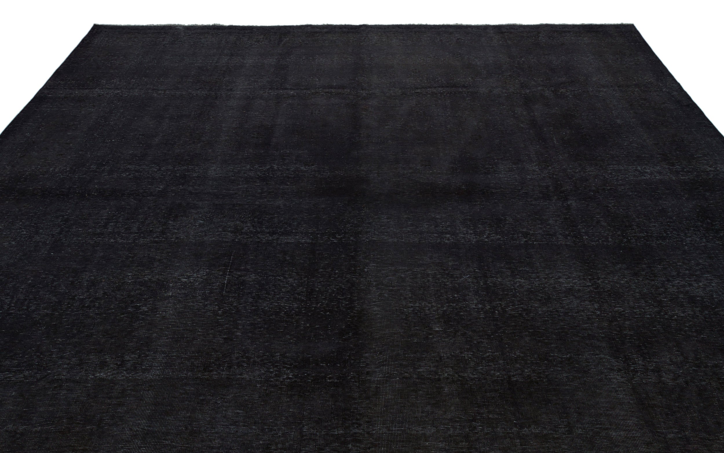 Black Over Dyed Vintage XLarge Rug 9'11'' x 12'6'' ft 303 x 382 cm