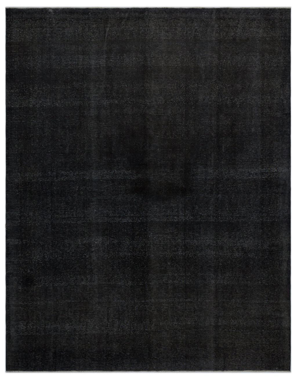 Black Over Dyed Vintage XLarge Rug 9'11'' x 12'6'' ft 303 x 382 cm