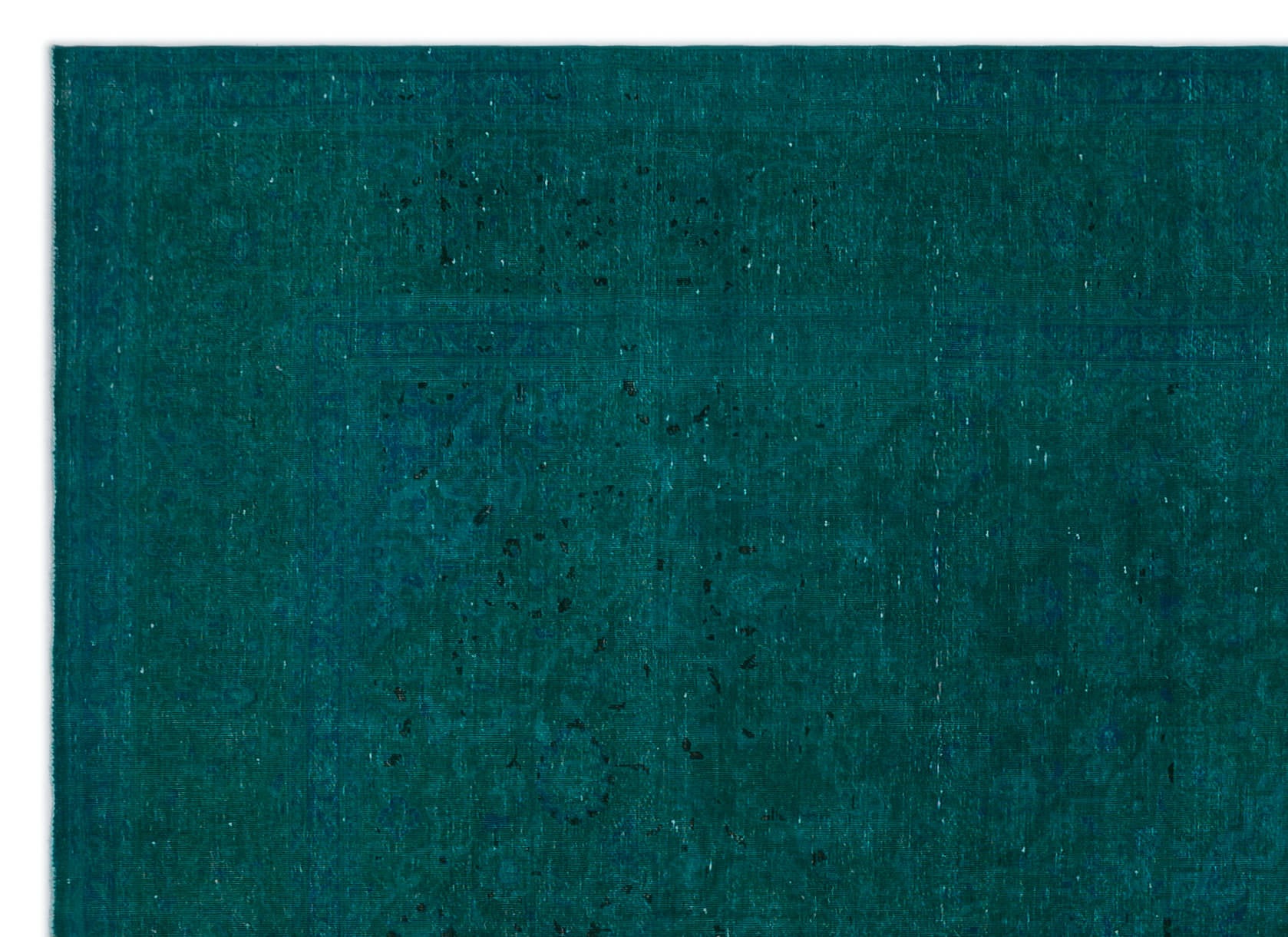 Turquoise  Over Dyed Vintage XLarge Rug 9'0'' x 12'6'' ft 275 x 380 cm