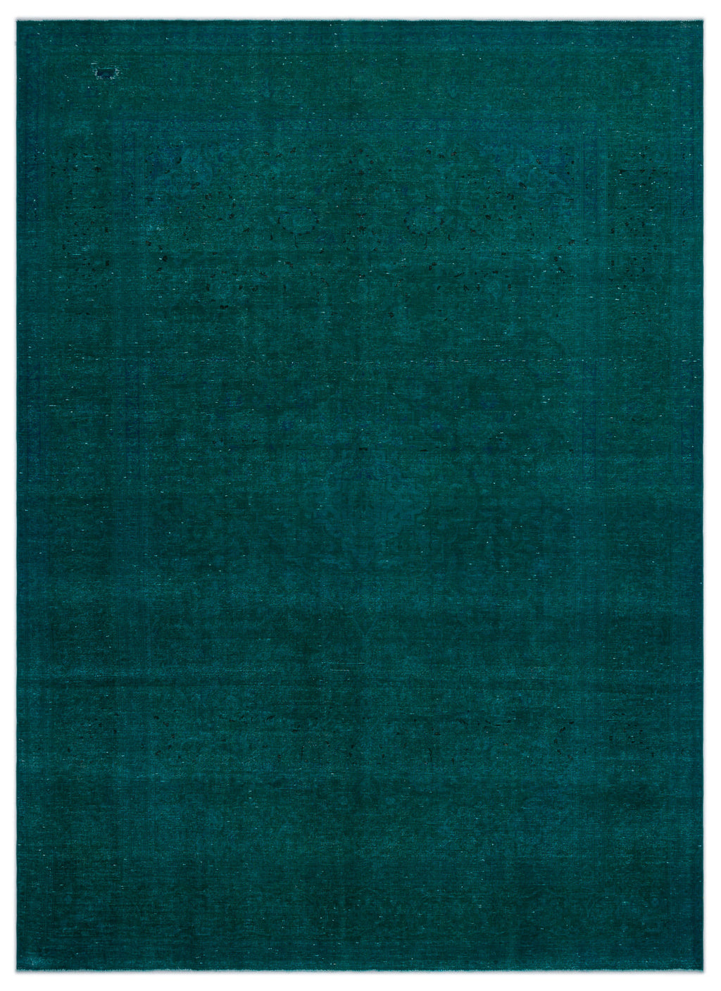 Turquoise  Over Dyed Vintage XLarge Rug 9'0'' x 12'6'' ft 275 x 380 cm