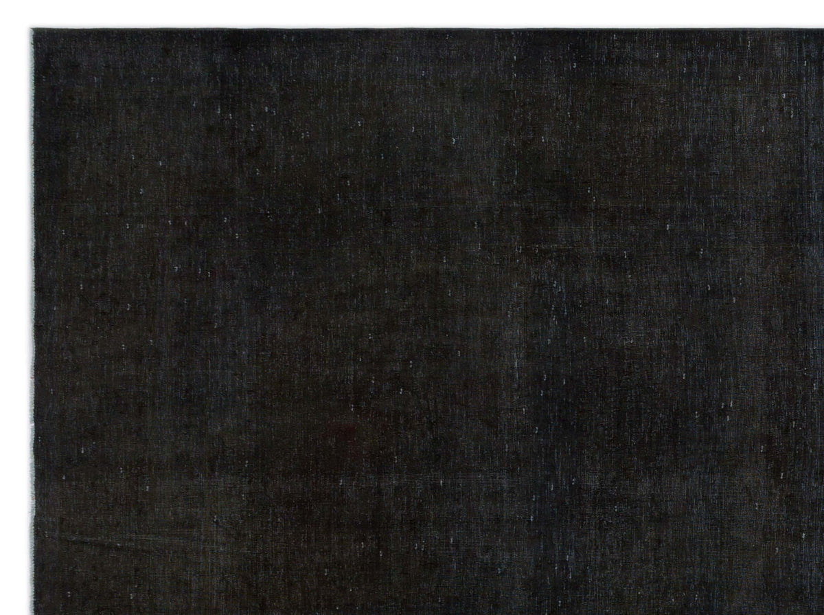 Black Over Dyed Vintage XLarge Rug 9&#39;8&#39;&#39; x 12&#39;12&#39;&#39; ft 295 x 395 cm