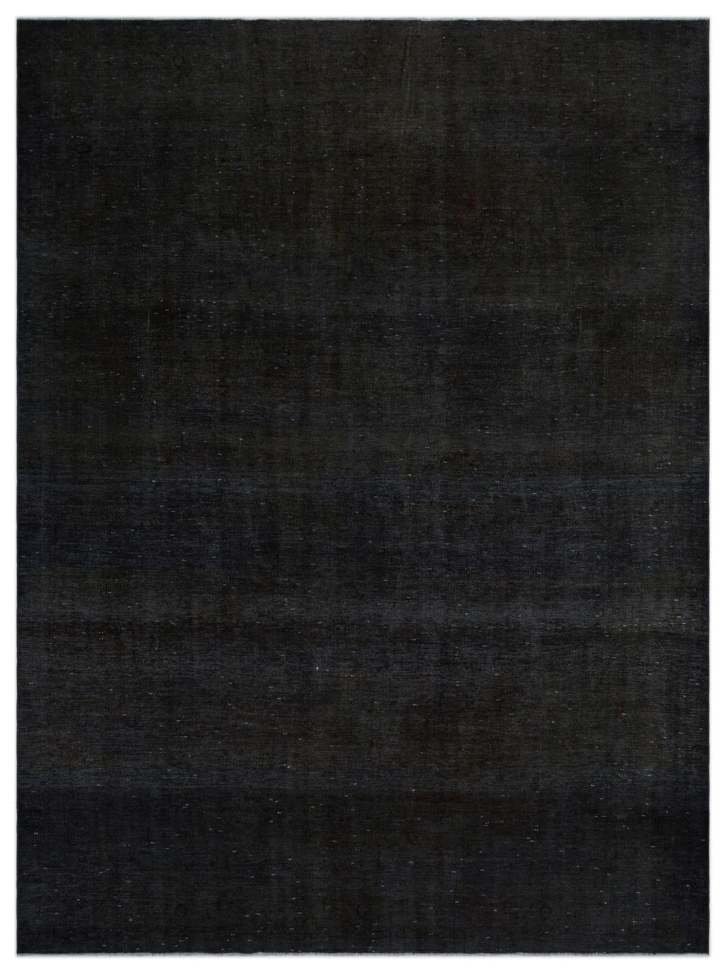 Black Over Dyed Vintage XLarge Rug 9'8'' x 12'12'' ft 295 x 395 cm