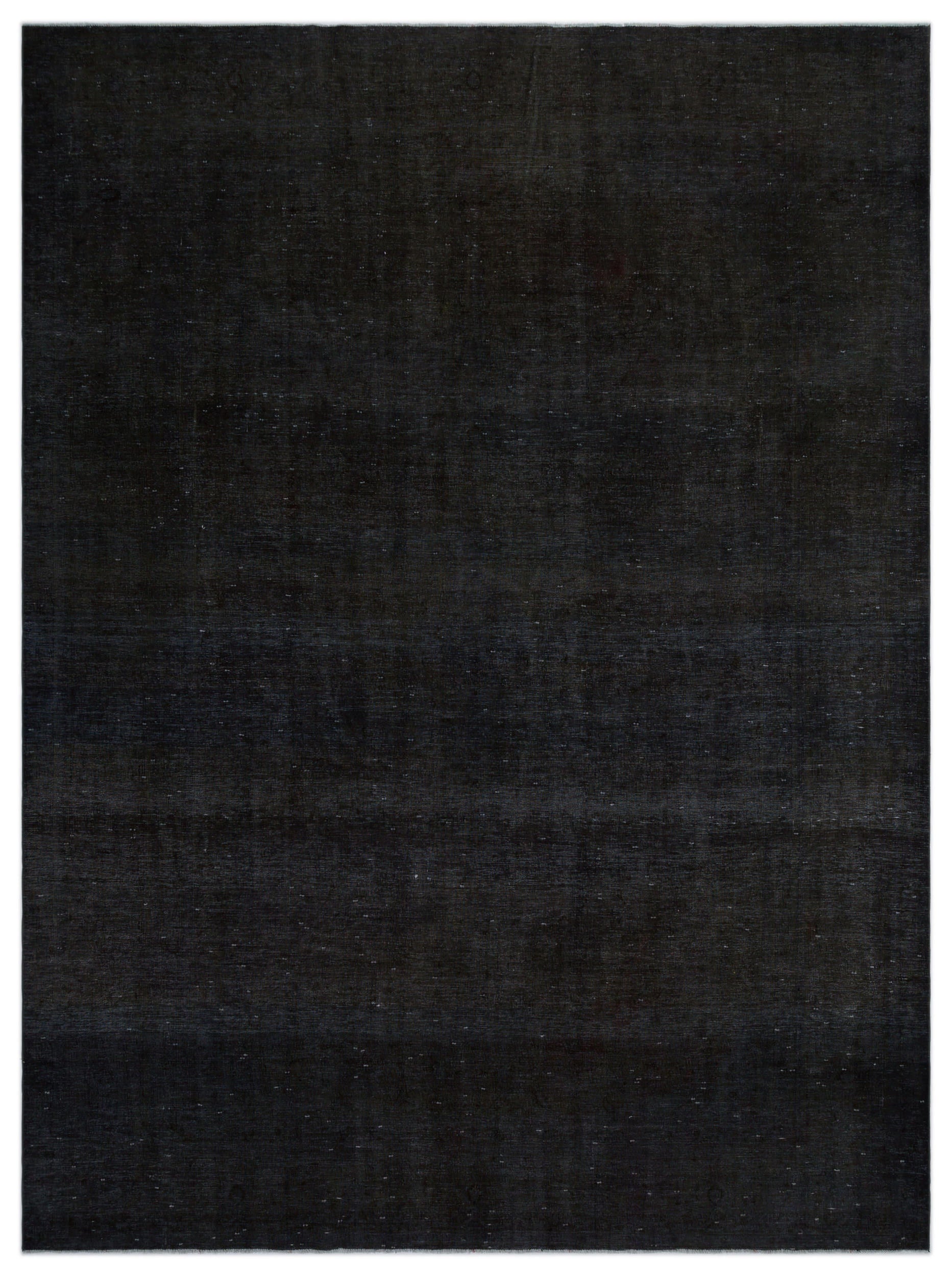 Black Over Dyed Vintage XLarge Rug 9'8'' x 12'12'' ft 295 x 395 cm