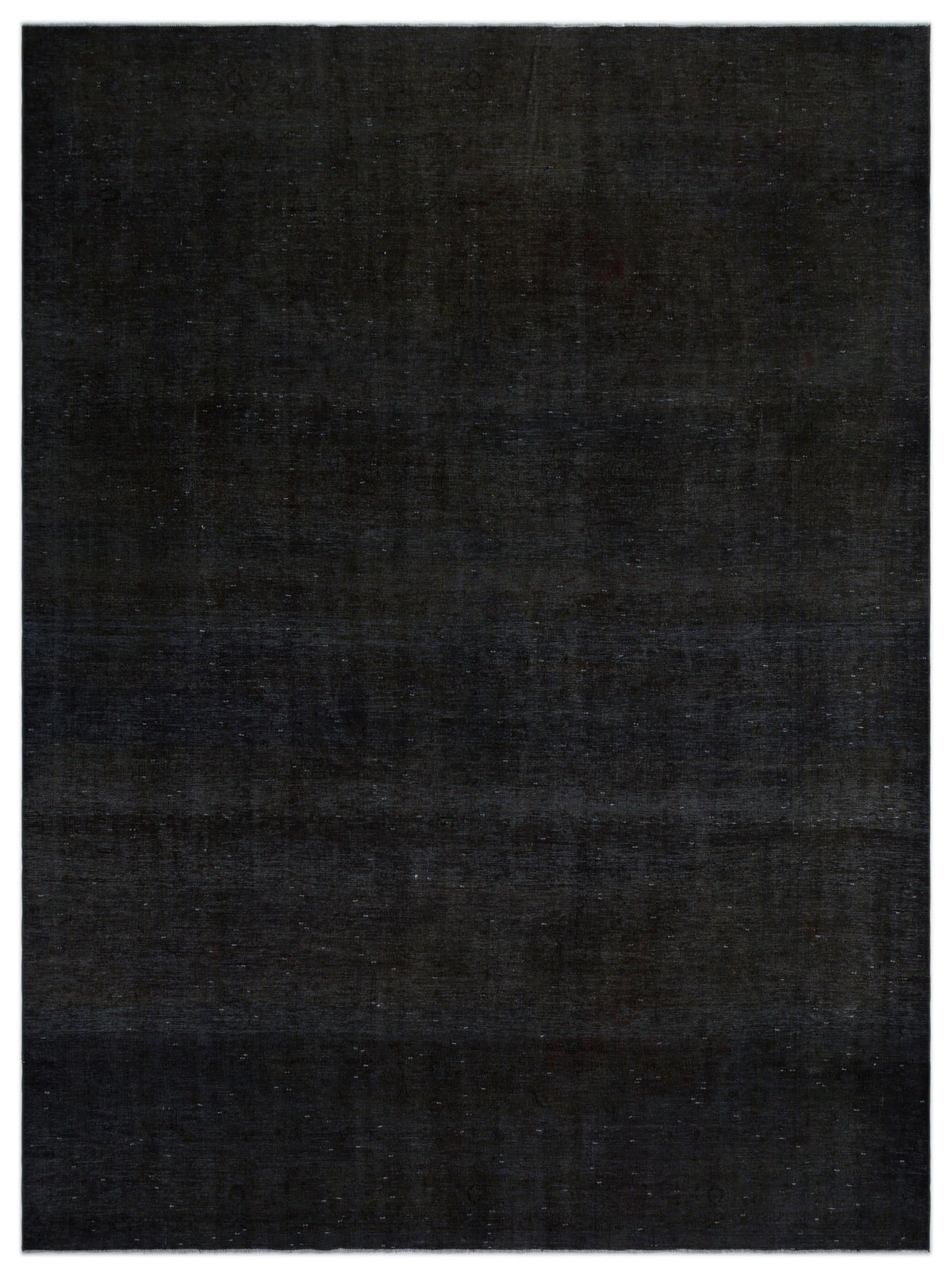 Black Over Dyed Vintage XLarge Rug 9&#39;8&#39;&#39; x 12&#39;12&#39;&#39; ft 295 x 395 cm