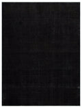 Black Over Dyed Vintage XLarge Rug 9'8'' x 12'6'' ft 295 x 382 cm