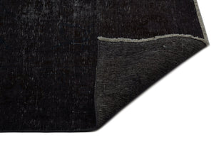 Black Over Dyed Vintage XLarge Rug 9'0'' x 12'6'' ft 275 x 380 cm