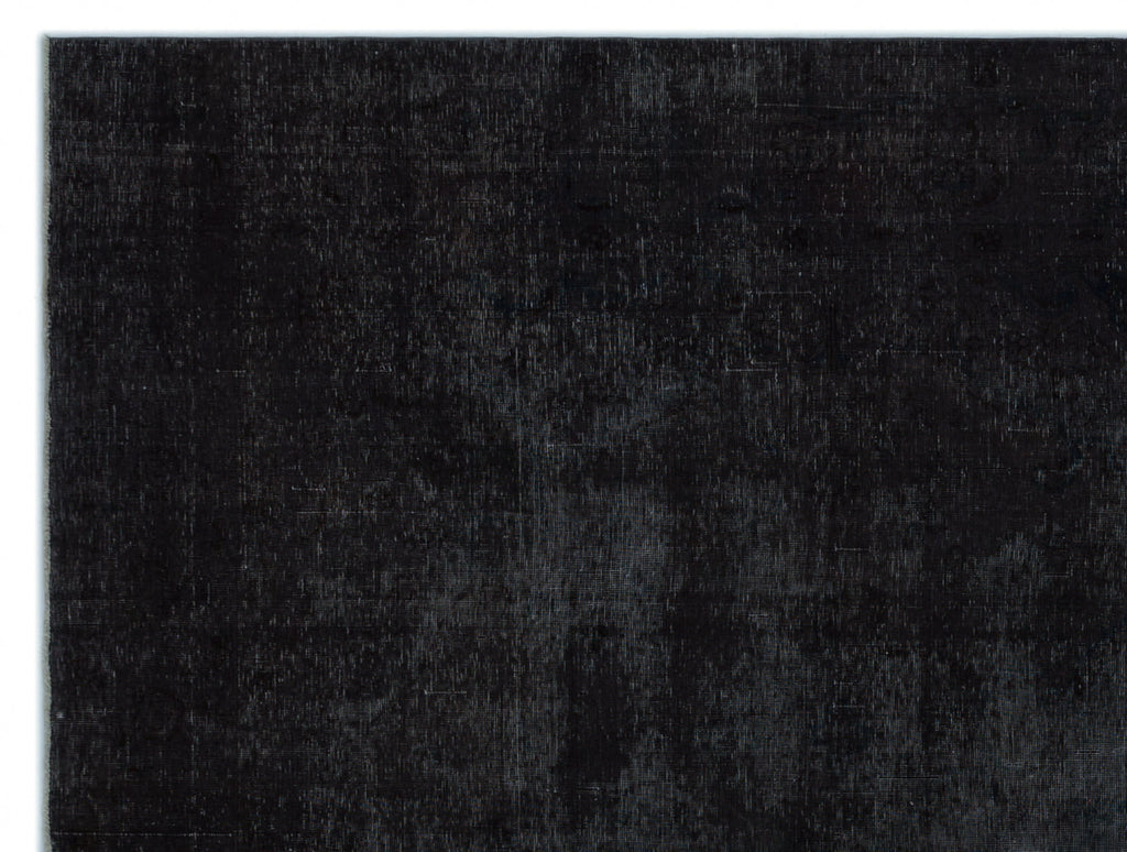 Black Over Dyed Vintage XLarge Rug 9'0'' x 12'6'' ft 275 x 380 cm