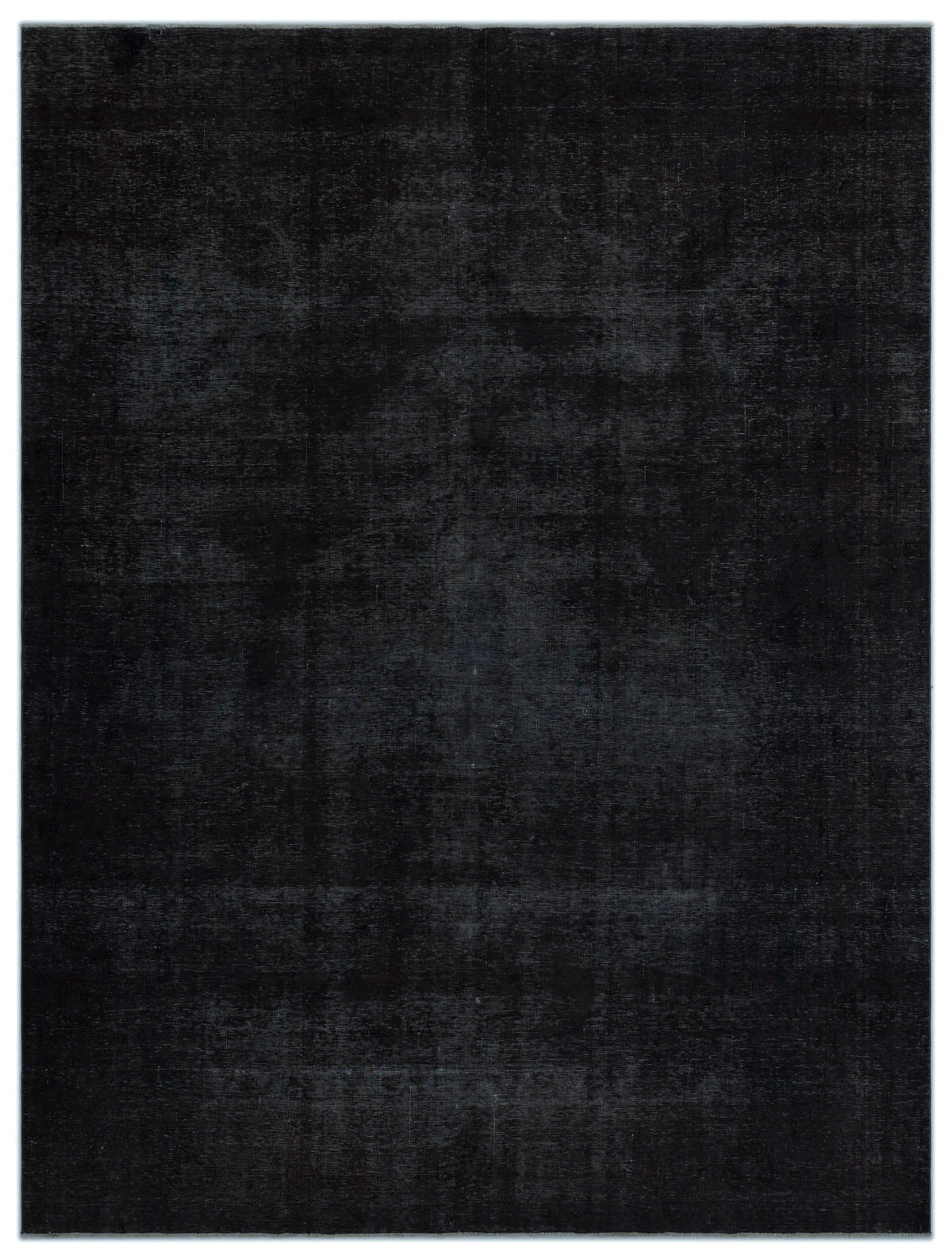 Black Over Dyed Vintage XLarge Rug 9&#39;0&#39;&#39; x 12&#39;6&#39;&#39; ft 275 x 380 cm