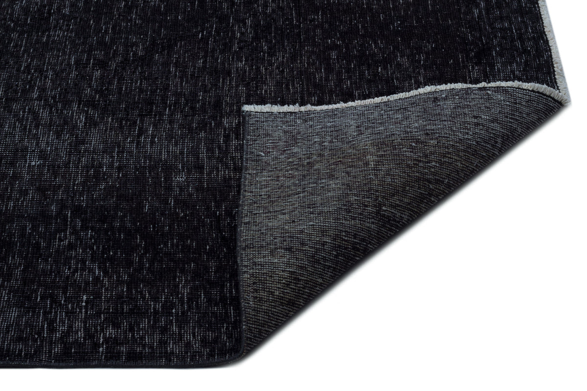 Black Over Dyed Vintage XLarge Rug 9&#39;9&#39;&#39; x 12&#39;6&#39;&#39; ft 296 x 380 cm