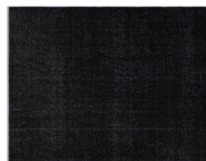 Black Over Dyed Vintage XLarge Rug 9'9'' x 12'6'' ft 296 x 380 cm