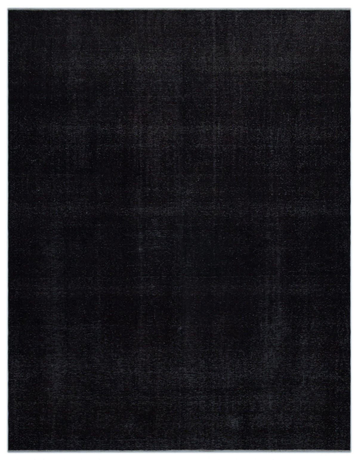 Black Over Dyed Vintage XLarge Rug 9&#39;9&#39;&#39; x 12&#39;6&#39;&#39; ft 296 x 380 cm