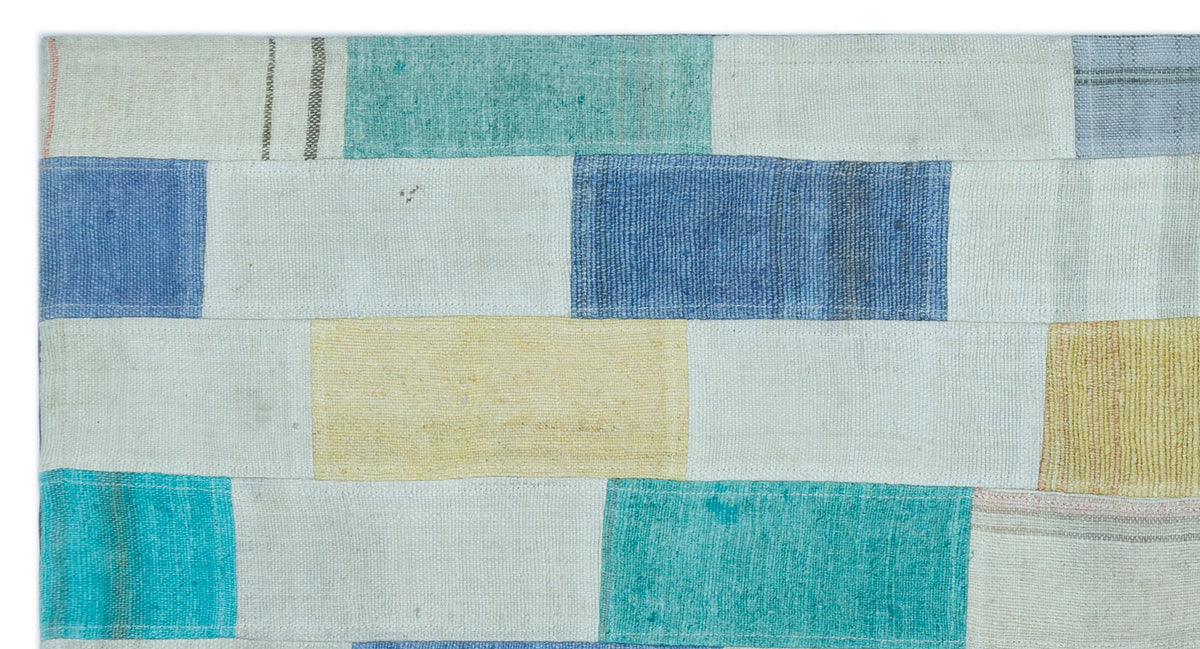 Mixed Over Dyed Kilim Patchwork Unique Rug 2&#39;8&#39;&#39; x 4&#39;10&#39;&#39; ft 81 x 148 cm