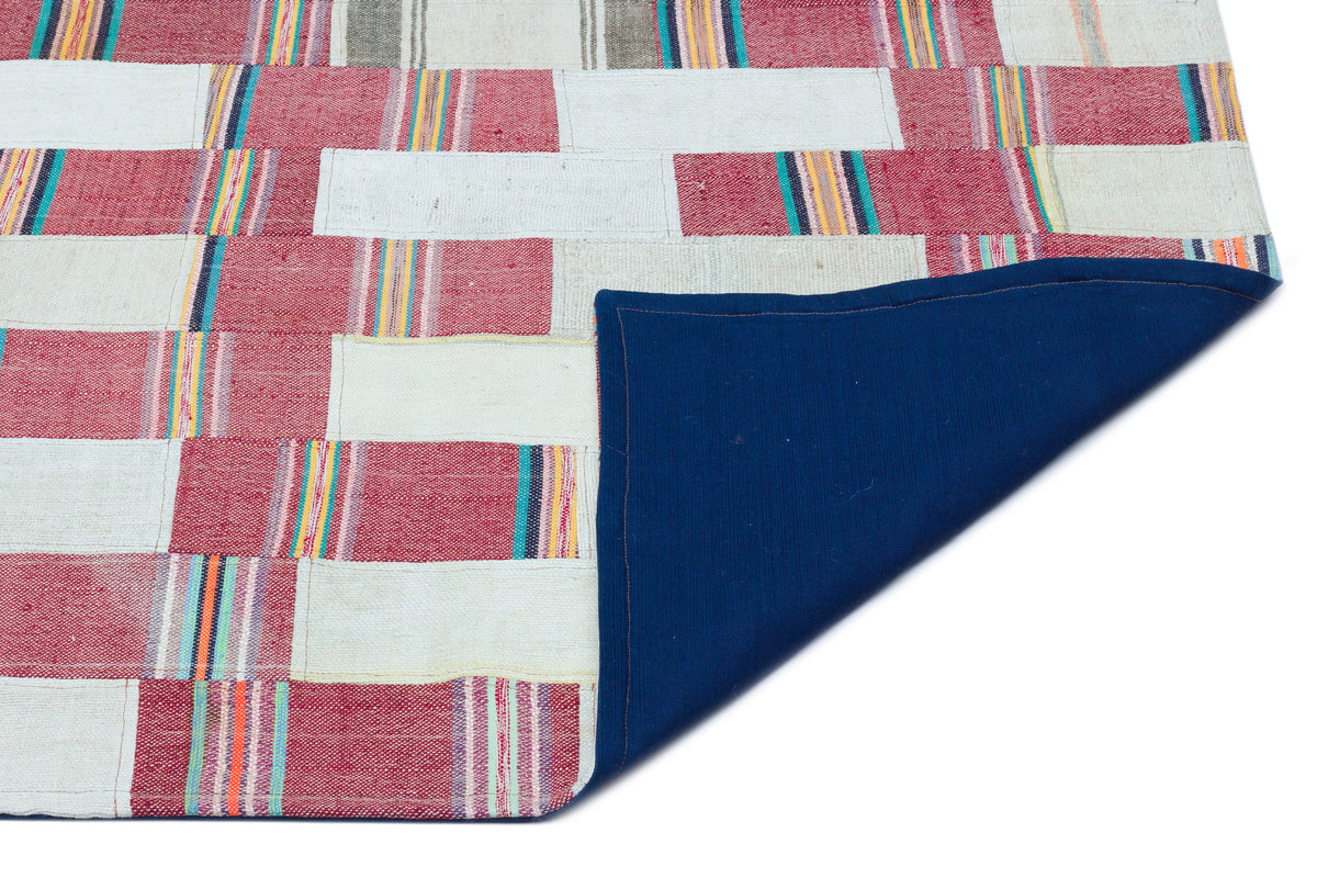 Mixed Over Dyed Kilim Patchwork Unique Rug 2&#39;9&#39;&#39; x 5&#39;1&#39;&#39; ft 83 x 156 cm