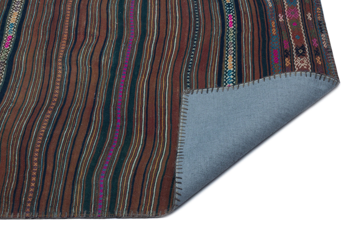 Naturel Over Dyed Kilim Patchwork Unique Rug 3&#39;11&#39;&#39; x 6&#39;5&#39;&#39; ft 120 x 195 cm