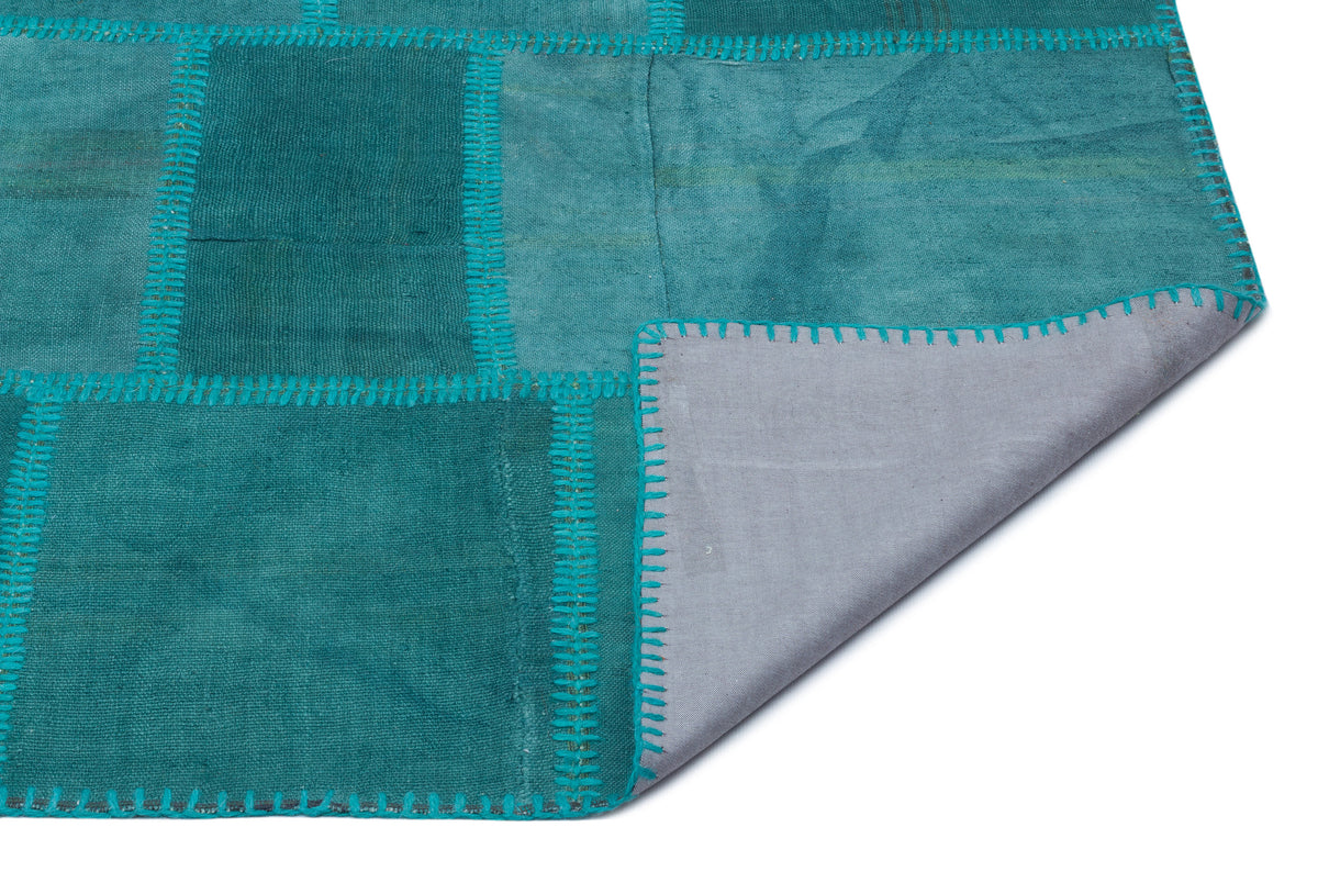 Mixed Over Dyed Kilim Patchwork Unique Rug 3&#39;9&#39;&#39; x 5&#39;11&#39;&#39; ft 115 x 180 cm