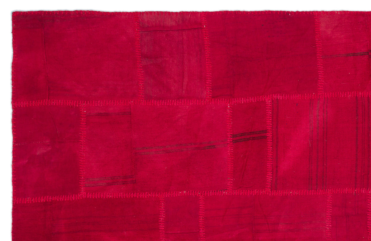 Mixed Over Dyed Kilim Patchwork Unique Rug 6&#39;4&#39;&#39; x 9&#39;9&#39;&#39; ft 192 x 297 cm