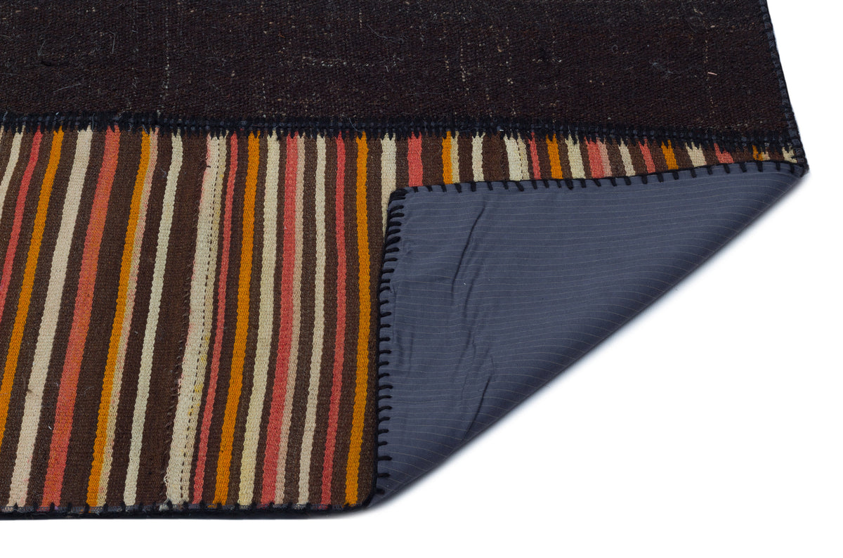 Mixed Over Dyed Kilim Patchwork Unique Rug 6&#39;7&#39;&#39; x 9&#39;11&#39;&#39; ft 201 x 302 cm