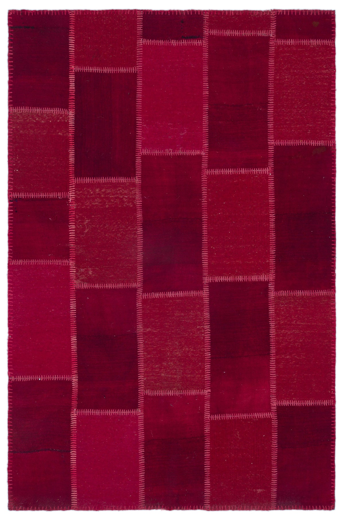 Mixed Over Dyed Kilim Patchwork Unique Rug 4&#39;12&#39;&#39; x 7&#39;7&#39;&#39; ft 152 x 232 cm