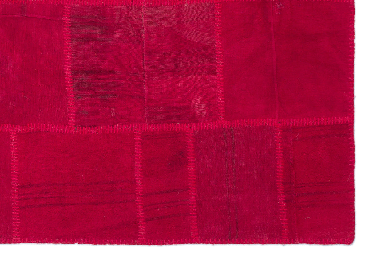 Mixed Over Dyed Kilim Patchwork Unique Rug 5&#39;1&#39;&#39; x 7&#39;5&#39;&#39; ft 154 x 225 cm