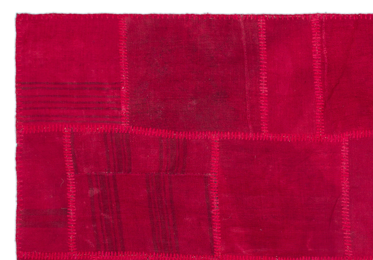 Mixed Over Dyed Kilim Patchwork Unique Rug 5&#39;1&#39;&#39; x 7&#39;5&#39;&#39; ft 154 x 225 cm