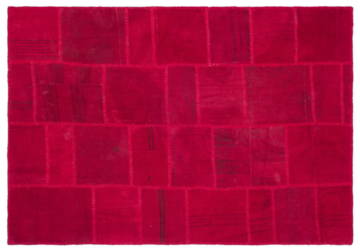 Mixed Over Dyed Kilim Patchwork Unique Rug 5&#39;1&#39;&#39; x 7&#39;5&#39;&#39; ft 154 x 225 cm