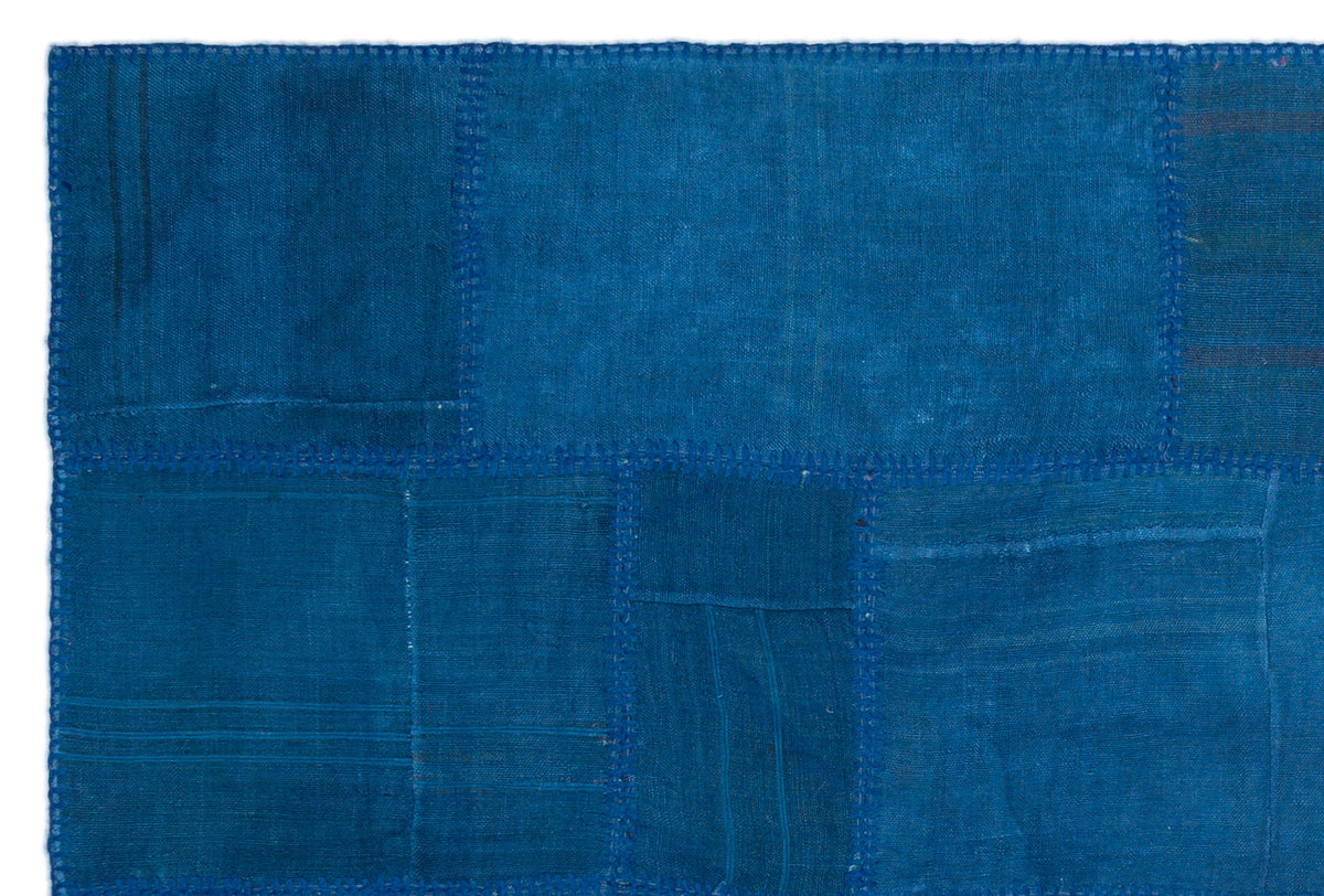 Mixed Over Dyed Kilim Patchwork Unique Rug 5&#39;1&#39;&#39; x 7&#39;7&#39;&#39; ft 154 x 230 cm