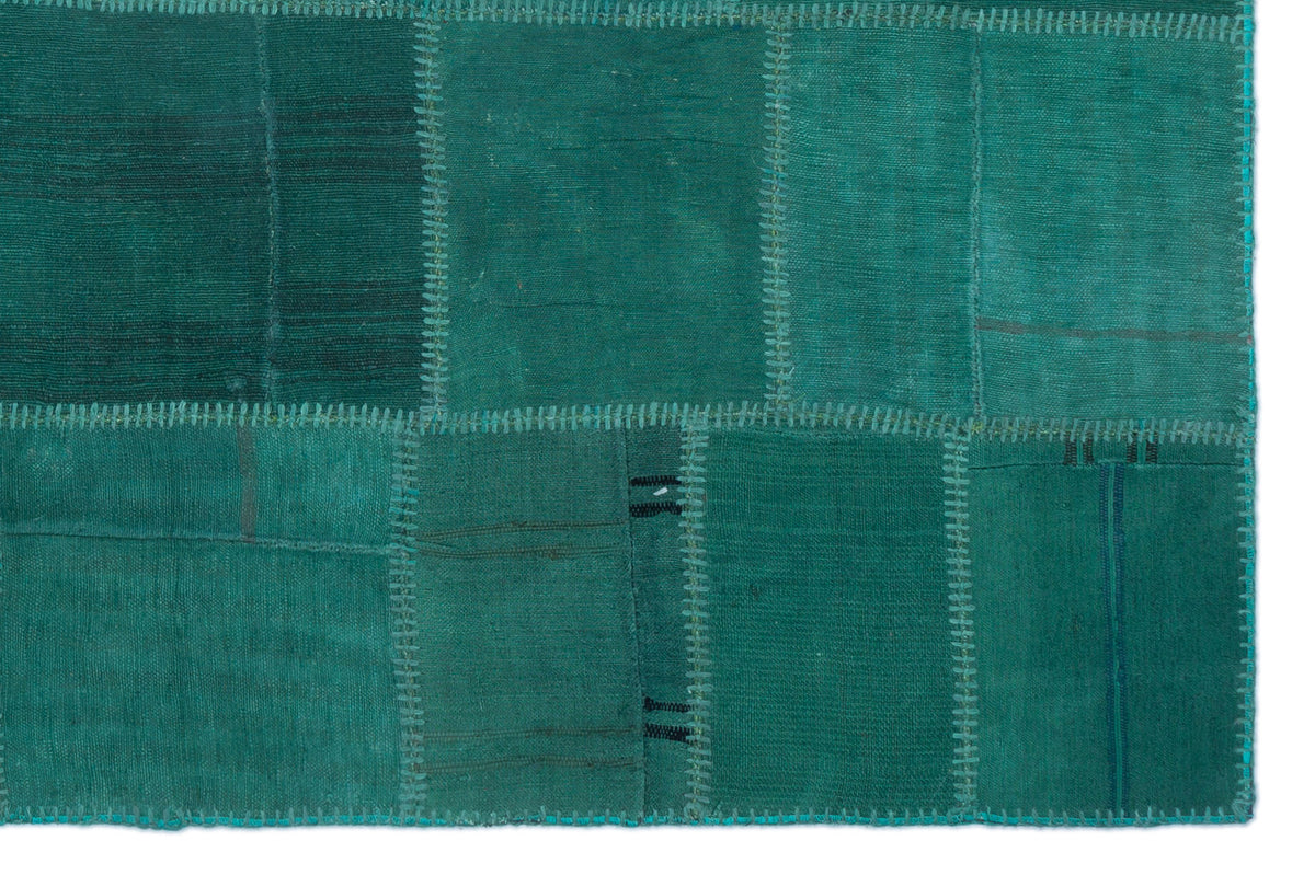 Mixed Over Dyed Kilim Patchwork Unique Rug 4&#39;12&#39;&#39; x 7&#39;7&#39;&#39; ft 152 x 231 cm