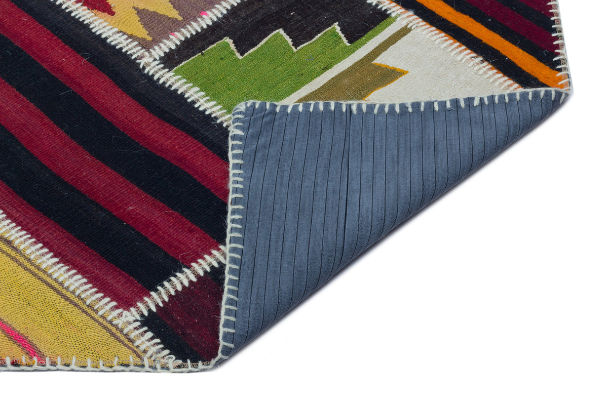 Naturel Over Dyed Kilim Patchwork Unique Rug 5&#39;3&#39;&#39; x 7&#39;10&#39;&#39; ft 160 x 240 cm