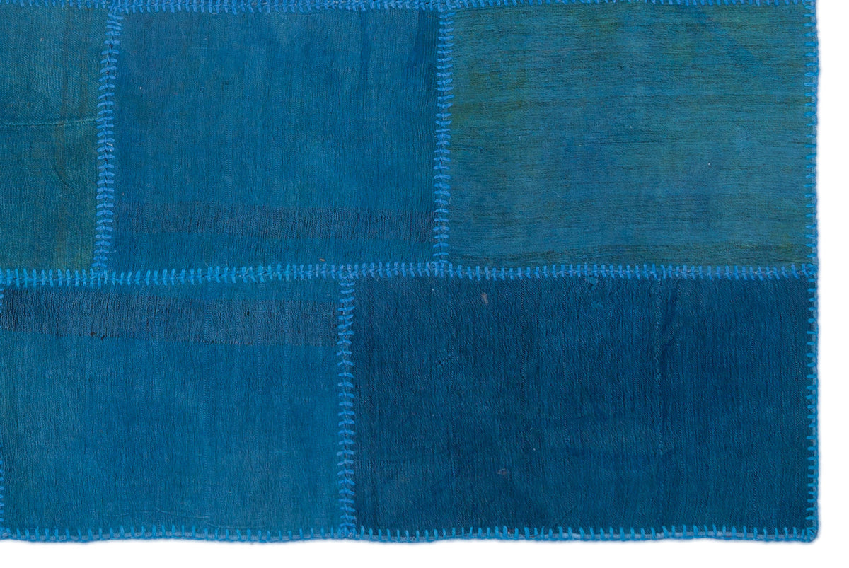 Mixed Over Dyed Kilim Patchwork Unique Rug 5&#39;1&#39;&#39; x 7&#39;7&#39;&#39; ft 155 x 230 cm