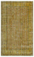 Yellow Over Dyed Vintage Rug 5'4'' x 9'1'' ft 162 x 278 cm