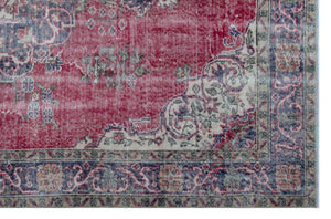 Naturel Over Dyed Vintage Rug 5'11'' x 9'3'' ft 180 x 282 cm