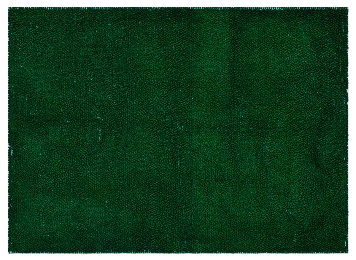 Striped Over Dyed Kilim Rug 4&#39;5&#39;&#39; x 6&#39;1&#39;&#39; ft 134 x 185 cm