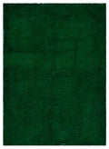 Striped Over Dyed Kilim Rug 4'5'' x 6'1'' ft 134 x 185 cm