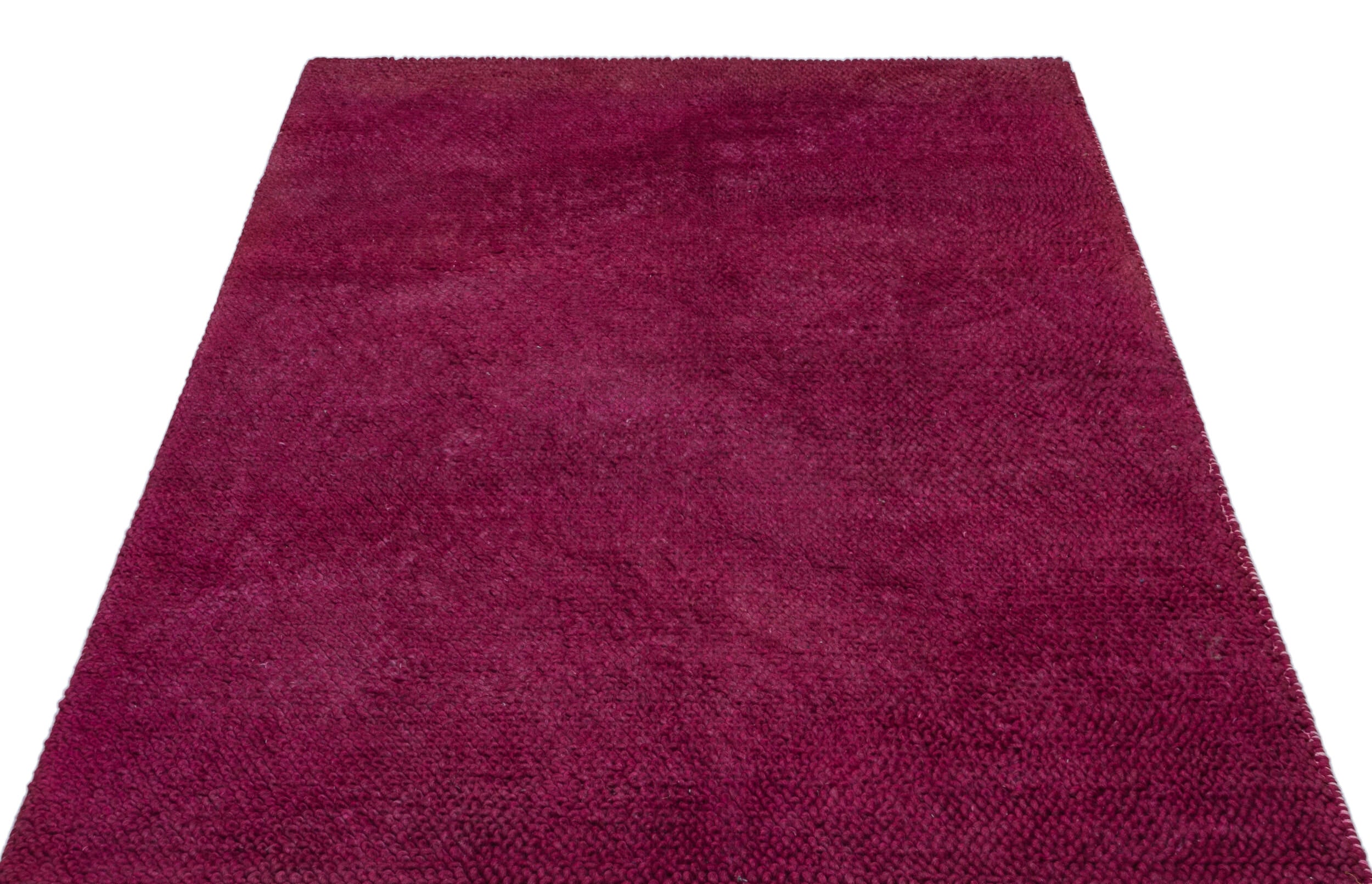 Striped Over Dyed Kilim Rug 4'4'' x 6'1'' ft 133 x 185 cm
