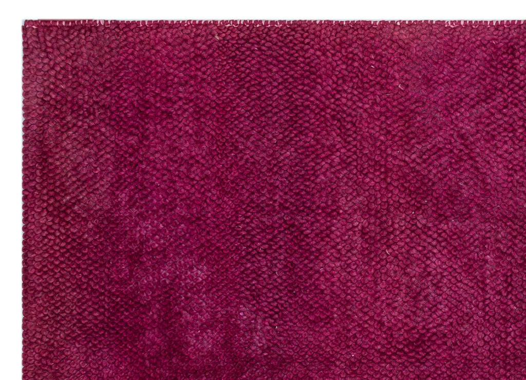 Striped Over Dyed Kilim Rug 4'4'' x 6'1'' ft 133 x 185 cm