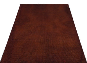 Striped Over Dyed Kilim Rug 4'0'' x 6'3'' ft 122 x 190 cm