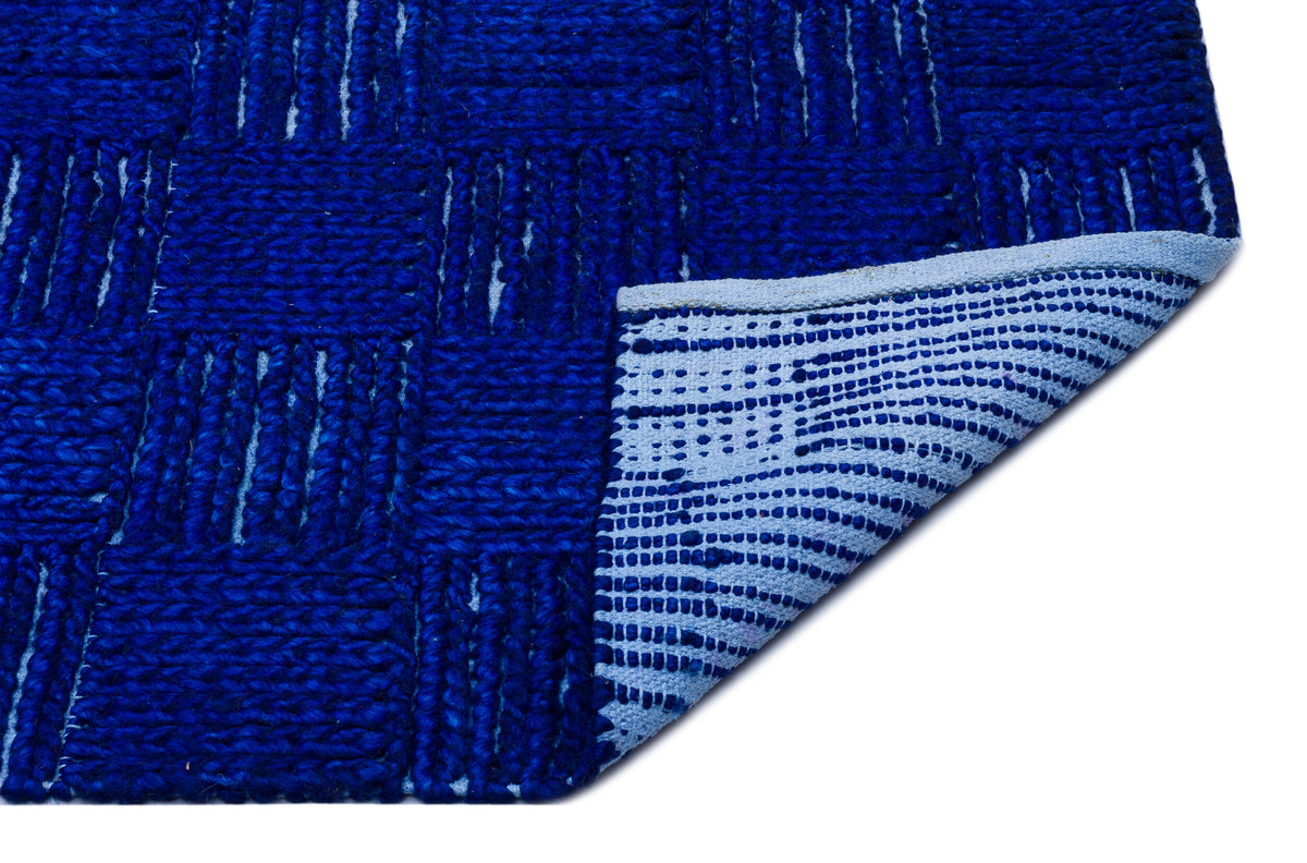 Striped Over Dyed Kilim Rug 4&#39;0&#39;&#39; x 6&#39;5&#39;&#39; ft 122 x 195 cm