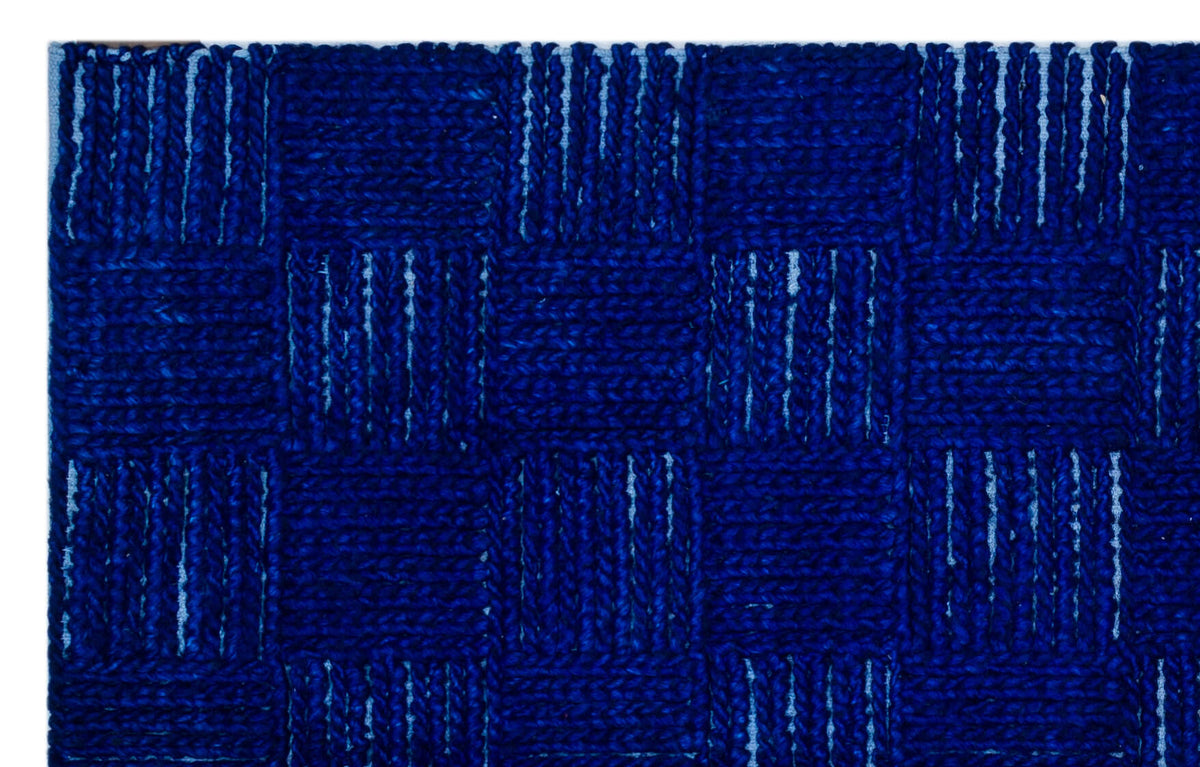 Striped Over Dyed Kilim Rug 4&#39;0&#39;&#39; x 6&#39;5&#39;&#39; ft 122 x 195 cm