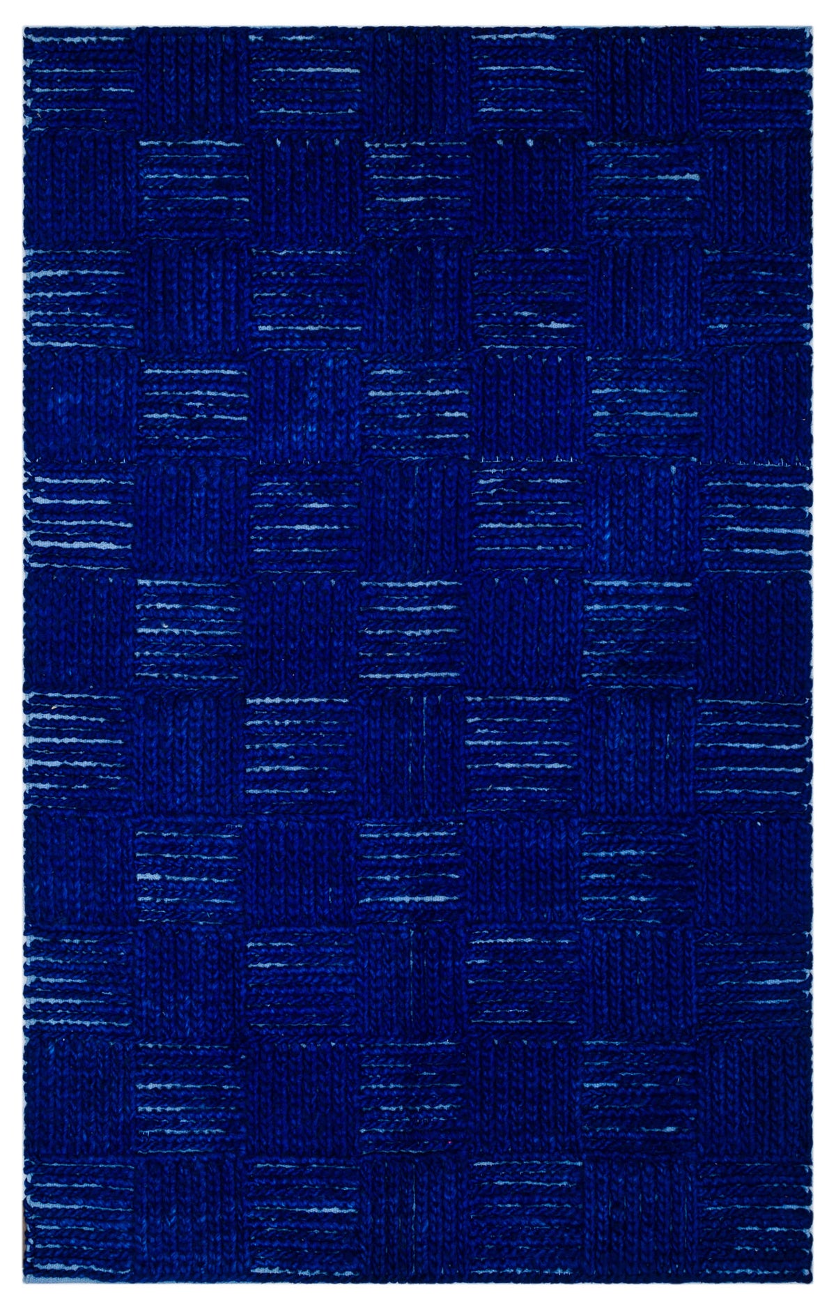 Striped Over Dyed Kilim Rug 4&#39;0&#39;&#39; x 6&#39;5&#39;&#39; ft 122 x 195 cm