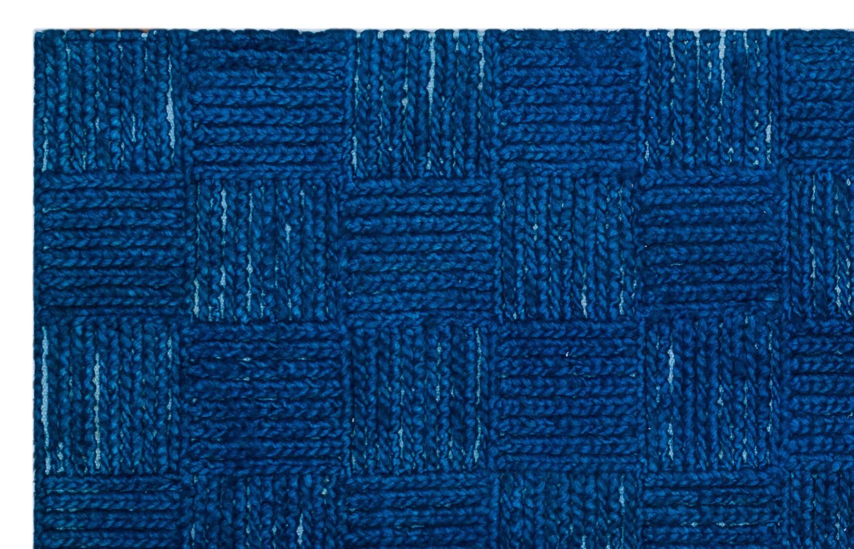 Striped Over Dyed Kilim Rug 4'0'' x 6'4'' ft 122 x 193 cm