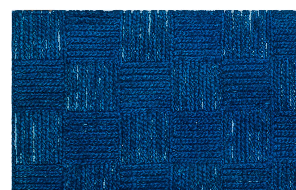 Striped Over Dyed Kilim Rug 4&#39;0&#39;&#39; x 6&#39;4&#39;&#39; ft 122 x 193 cm