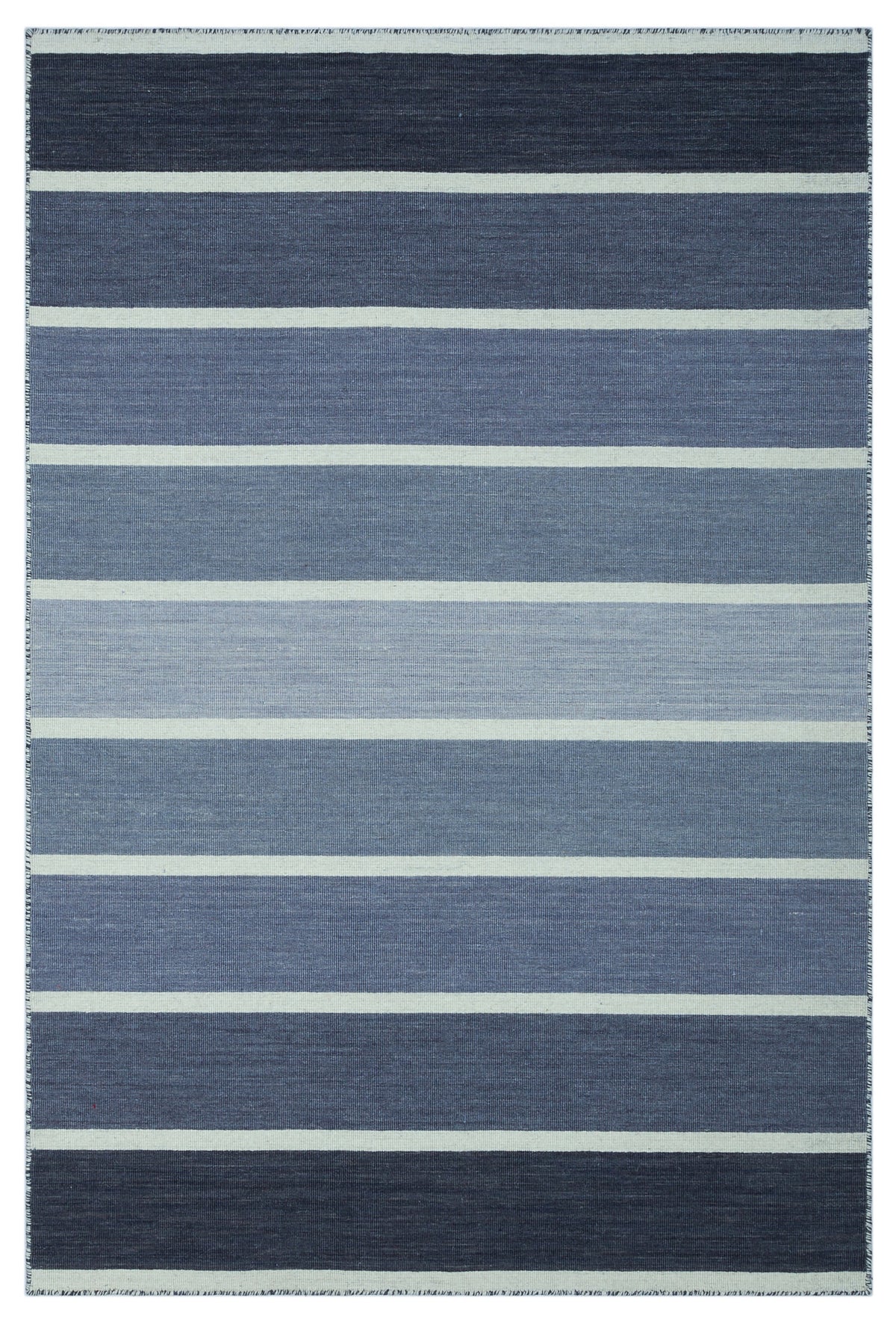 Striped Over Dyed Kilim Rug 4&#39;0&#39;&#39; x 5&#39;12&#39;&#39; ft 122 x 182 cm