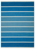 Striped Over Dyed Kilim Rug 4'0'' x 5'10'' ft 123 x 178 cm